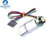 China High Torque 25mm Brushed DC Gear Motor GM25-370 with Encoder 6v 12v Permanent Magnet Construction wholesale