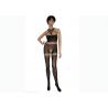 China Seamless Sexy Full Body Fishnet Stocking Half Shoulder And V - Neck Style wholesale