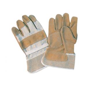 China white cotton back reinforcement palm working Pig Leather Gloves / Glove 21006 supplier