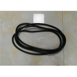 China Large Diameter Rubber O Rings , Automotive Gas Resistant O Rings Black Color supplier