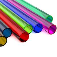 China 4mm 5mm 6 mm Customized Any Size Color Clear Plastic Acrylic Tube Pipes on sale
