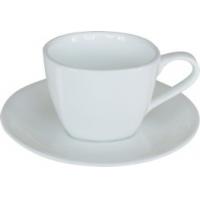 China Elegant Appearance Hotel Collection Espresso Cups White Ceramic on sale