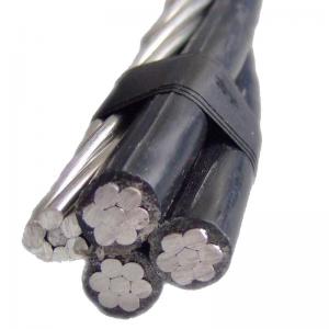 600 Volts Xlpe LV Power Cable Aluminum Conductor ABC CABLE 3*35+50