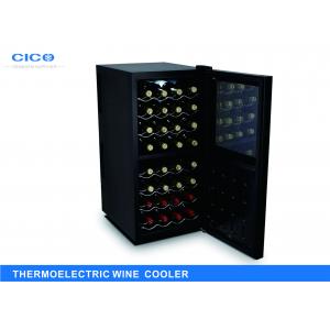 China Electric Dual Zone Thermoelectric Wine Cooler Touch Panel Control supplier