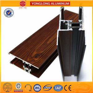 China Flexible Wood Grain Imitating Finish Aluminium Profiles Stereoscopic supplier