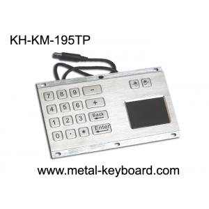 IP65 Rate Kiosk Numeric Panel Mount Keyboard  , Rugged Keyboard Metal
