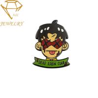 China Lapel Metal Badge Custom Hard Enamel Pins on sale