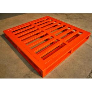 China Strong Blue Orange Repairable Recyclable Metal Pallet , 15 - 30kg supplier