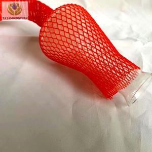China Protective Colorful Plastic Sleeve Net Bag for Fruits and Vegetables Packaging supplier