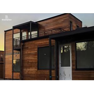China 軽鋼とサンドイッチパネルで2階建てのモジュール式プリファブビラ wholesale