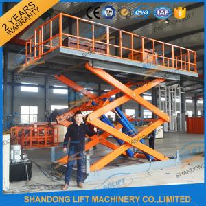 4.7M 3T Hydraulic Scissor Car Lift , Electric Car Parking Lift CE TUV SGS Home Use