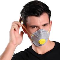 China Customized Cup FFP2 Mask / 4ply Fine Particle Dust Mask Gray Color on sale