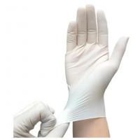 China Breathable AQL 0.65 EN374 Powdered Latex Gloves For Kitchen Food Touch on sale