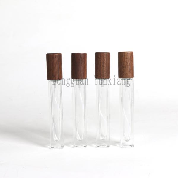 Wooden Caps for Perfume Bottles - Natural Wood Perfume Caps, Refillable Spray Bottles with Fine Mist & Wooden Lids for Cologne, Fragrance, Essential Oils