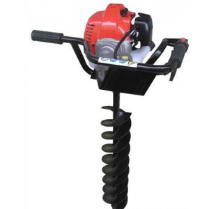 High power gasoline earth auger with brake / ground drilling machine