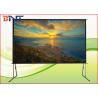 Larger Room Front Rear Fast Fold Projector Screen 300 Inch With Aluminum Frame