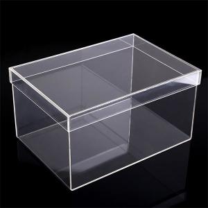 China customized high quality acrylic shoe box Clear Acrylic shoe storage case supplier supplier