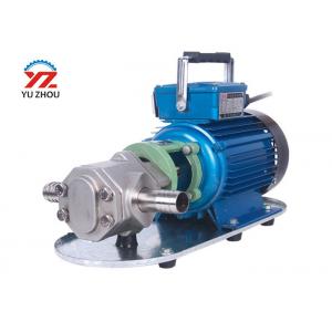 Small Edible Oil Gear Pump , Stainless Steel Rotary Gear Pump For Oil Transfer