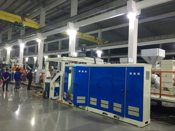 Automatic Polythene Sheet Making Machine , Pvc Sheet Extrusion Machine