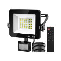 China Moving PIR Sensor LED Security Floodlight with Wireless Remote 30 50 100 150 Watts on sale
