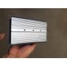 China 6063 Extruded Grey Anodized Aluminum Heat Sink With CNC Milling Holes wholesale