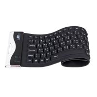 China 4 dBm RF rii android rollup menotek flexible bluetooth waterproof mini keyboard with touchpad on sale