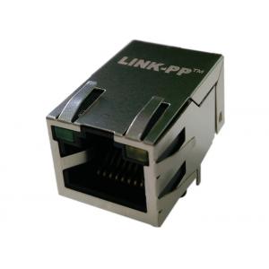 08B0-1D1T-36-F RJ45 With Integrated Magnetics Right Angle Ethernet Connector