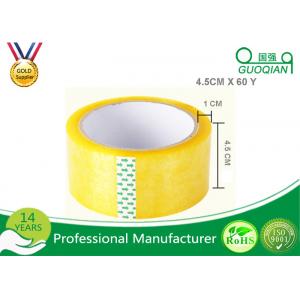 China 45 Micron Clear Bopp Packing Tape , Carton Sealing Packaging Tape 55 Yard supplier