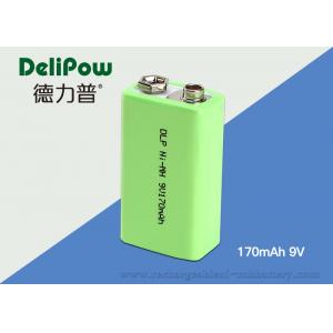 Electronic Products 6f22 9v Battery , 170mAh  NIMH Rechargeable Battery For Instrument