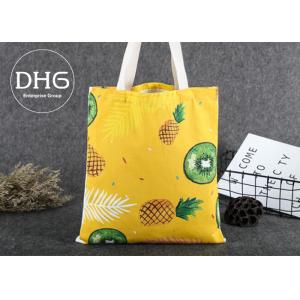China Promotional Colored Screen Printed Canvas Bags Soft Damp Proof Brearhable supplier