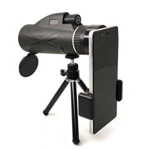 China Powerful 10X42 12x50 HD Mobile Phone Monocular Telescope Lens For Cell Phone supplier