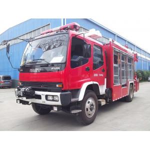 China Emergency Fire Rescue Truck ISUZU Heavy Rescuewith 5 Tons XCMG Crane supplier