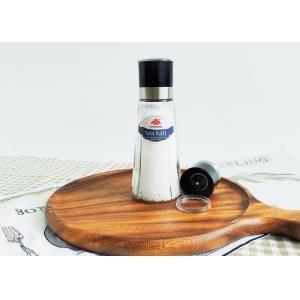 45mm Adjustable Salt And Pepper Mill, Refillable Grinders Glass Salt Pepper Grinder