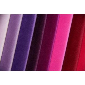 80% Polyester Felpa Fabric 260gsm colorful Dye Velvet Fabric