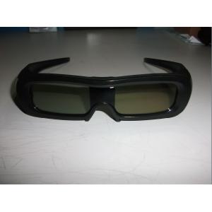 China IR Universal Active Shutter 3D TV Glasses With Black Plastic Frame supplier