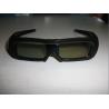 China IR Universal Active Shutter 3D TV Glasses With Black Plastic Frame wholesale