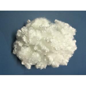 15d X 64mm Hollow Conjugated Siliconized Polyester Fiber For Filling Jacket / Cushions