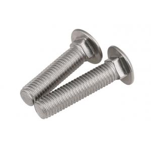 China 5/16  - 18 X 2  Stainless Steel Screws , Square Neck 316 Stainless Steel Carriage Bolts supplier