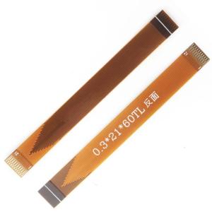 China 21 pin FFC FPC Cable , FPC Flexible Flat Cable 0.3mm Pitch lvds display connector supplier