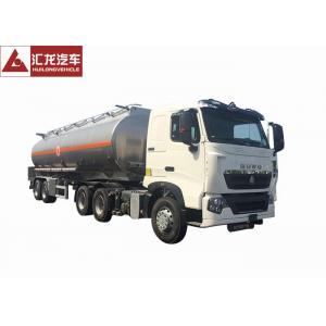 China T7H 2 Axle Aluminum Fuel Tank Semi Trailer With Intelligent Safety System supplier
