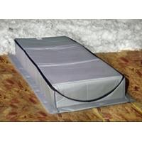 China Lightweight Attic Stair Insulation Cover With Two - Side Reflecting Metalized Film on sale