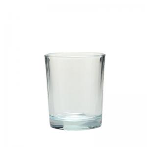 Customized Clear Glass Tealight Candle Holders 100ML Volume LFGB