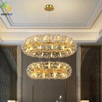China Modern Light Luxury Crystal Chandelier Master Bedroom Dining Room Dandelion Chandelier Living Room Chandelier on sale