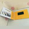 China Matt / Glossy A4 Video Invitation Card With Lcd Screen and Multi Player wholesale