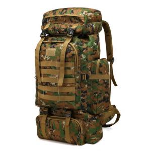 High Strength Straps and Buckles 80L Capacity Waterproof Backpack in 900D Oxford Fabric