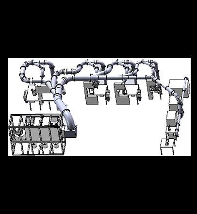 Industrial Powder Inerting Unit IP55 Powdering Inerting Device Of The Filter