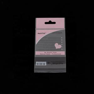 BOPP Single Material Header Card Plastic Packaging Bags with self adhesive
