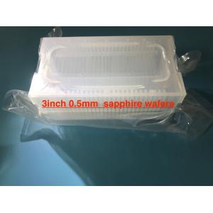 China 76.2mm Al2O3 Crystal Sapphire Substrate 2 4 6 Inch SSP DSP 0.5mm C - Axis supplier