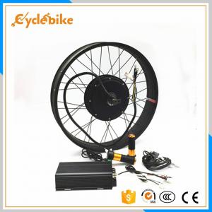 High Power Electric Bike Kit Front Wheel With 48v-72v 100amp Sine Wave / 96v 80amp Controller
