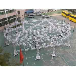China 6082 T6  Aluminum Square Truss Round System School Event Stage supplier